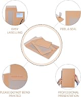 AKAR Do Not Bend A6 Cardboard Envelopes 162x114mm Pack of 25 view 5