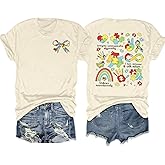 Autism Awareness Shirt Women Autism Acceptance Tshirt Autistic Mom Shirts ASD Inspirational Bow Graphic Tee