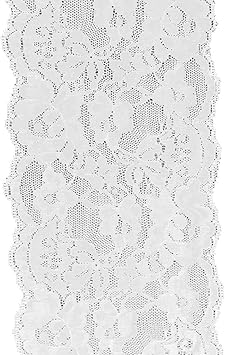 5 Yards 15cm Large Soft Stretch Floral Lace Ribbon Trim Fabric For