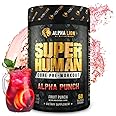 ALPHA LION Core Pre Workout Powder with Creatine for Performance, Beta Alanine for Muscle, L-Citrulline for Pump & Tri-Source Caffeine for Sustained Energy (60 Servings, Alpha Punch Flavor)