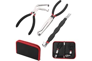 Honkdtyun 3-Piece Electrical Disconnect Pliers Set, 60 Degree Connector Separator, Car Fuel Line Breaking Tool