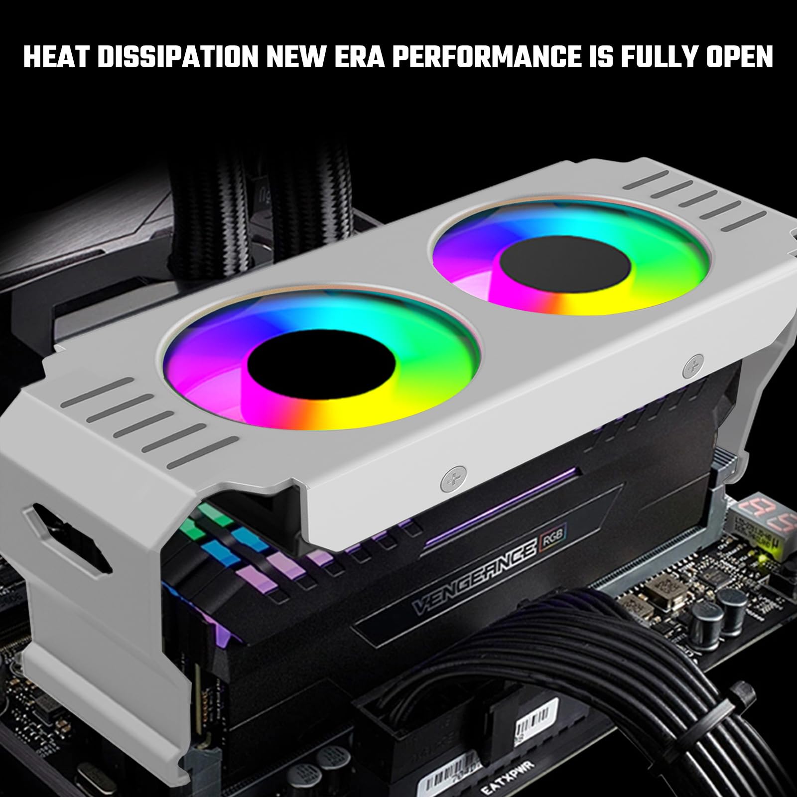 Pc Ram Cool Mua ALSEYE Memory RAM Cooling Fan with 5v/3-Pin ARGB Light Effect ...