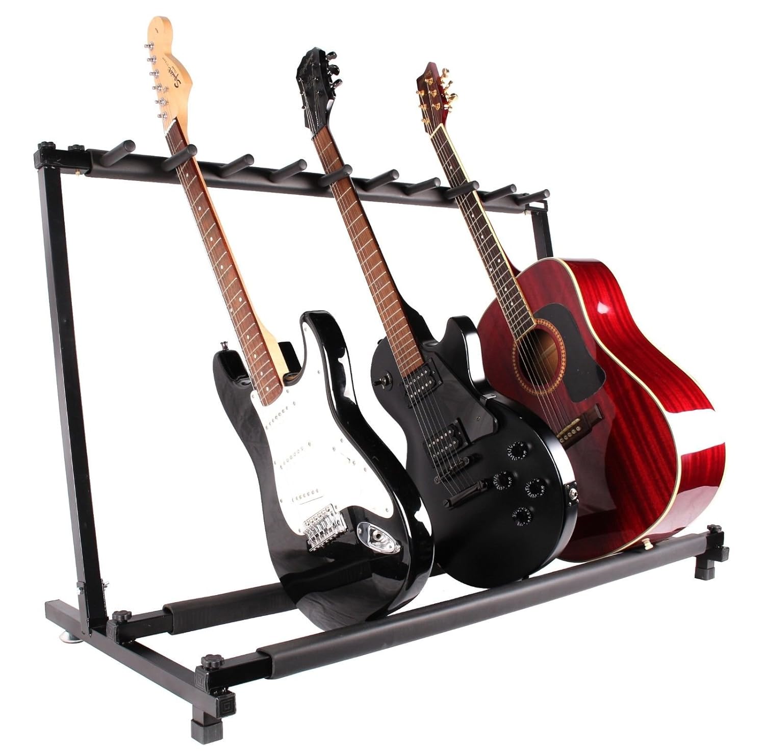 Guitar Stand 9 Holder Guitar Folding Stand Rack Band Stage Bass Acoustic Guitar Amazon.co.uk