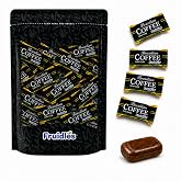 25-Count Brazilian Coffee Hard Candy, Individually Wrapped, Rich and Smooth, Office Treats and Party Favors 3.6Gram - Candy