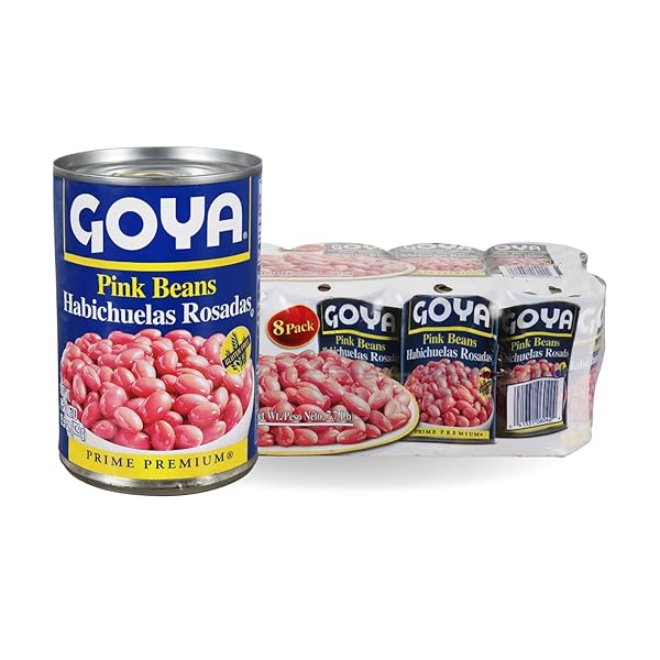 GOYA PINK BEANS, 15.5 OUNCE (PACK OF 8)