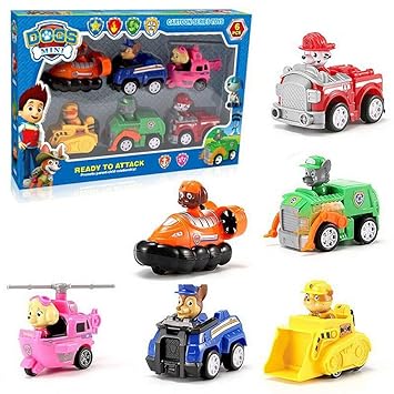 paw patrol figures and vehicles