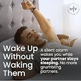Morning Vibe Silent Vibrating Alarm Clock Band Midnight Black view 6