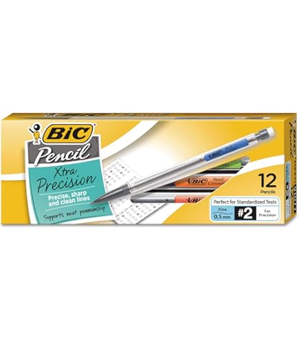 BIC MPGP51-Blk Matic Grip - Lápiz Mecánico, Punta Media (0