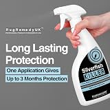 RugRemedyUK Silverfish Killer Spray 500ml – Instant Knockdown, 3 Months view 3