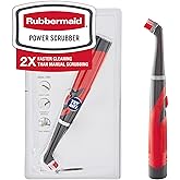 Rubbermaid Reveal Power Scrubber, Grout & Tile Bathroom Cleaner, Shower Cleaner, and Bathtub Cleaner, Multi-Purpose Scrub Bru