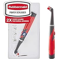 Rubbermaid Reveal Power Scrubber, Grout & Tile Bathroom Cleaner, Shower Cleaner, and Bathtub Cleaner, Multi-Purpose Scrub Bru