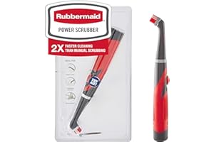 Rubbermaid Reveal Power Scrubber, Grout & Tile Bathroom Cleaner, Shower Cleaner, and Bathtub Cleaner, Multi-Purpose Scrub Bru