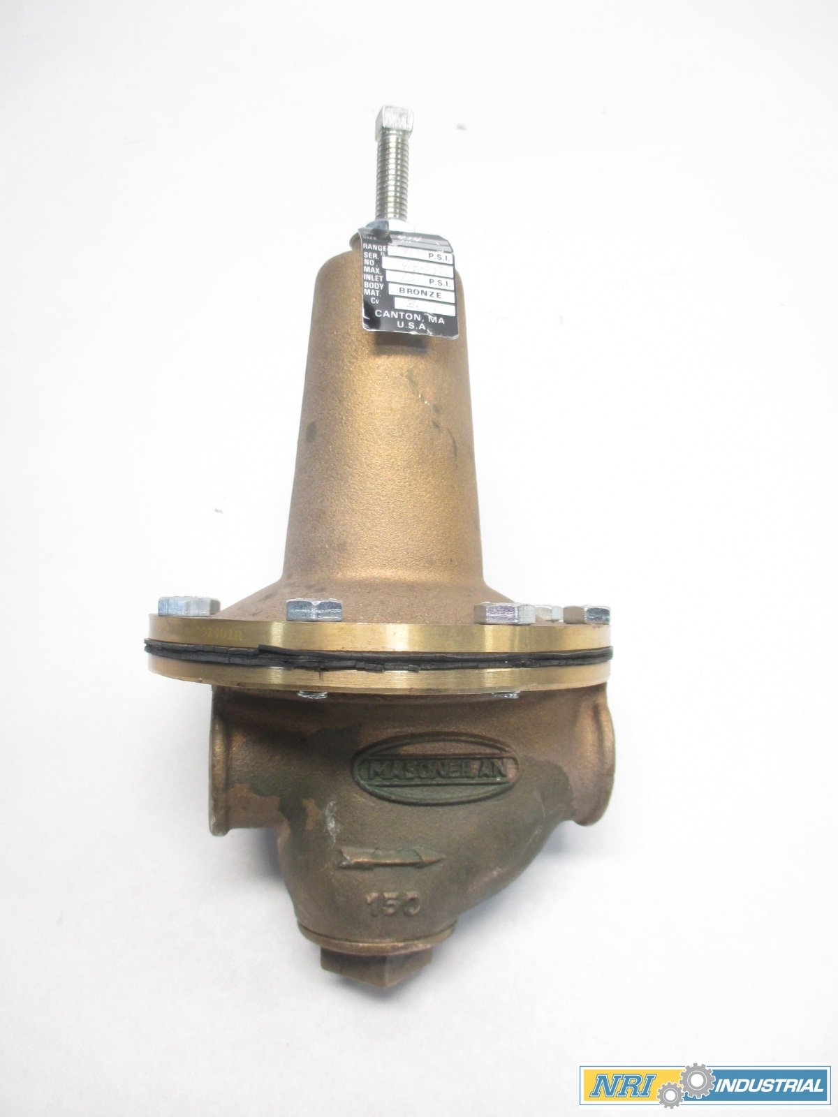 NEW MASONEILAN 414 1 IN NPT 150 BRONZE PRESSURE REGULATOR VALVE D486781