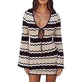 Sexybody Swimsuit Crochet Cover Up for Women Hollow Out Knit Beach Dress Bathing Suit Summer Swim Mesh Bikini Coverup Outfits
