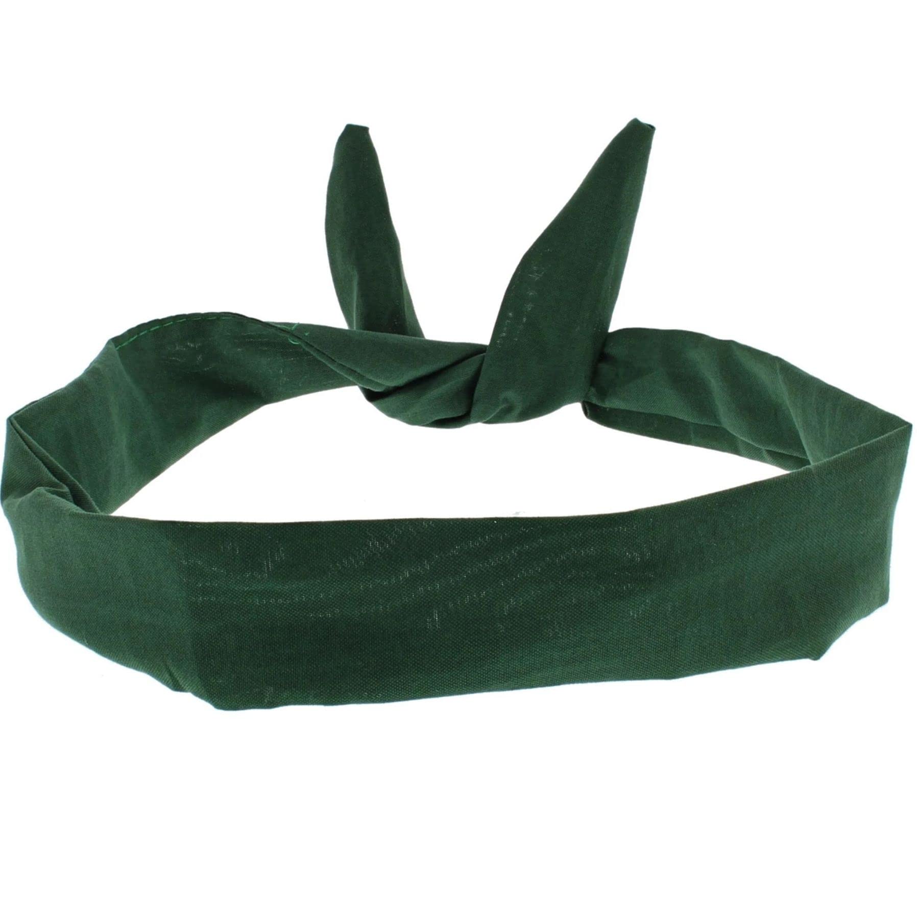 Topkids Accessories Wire Headbands for Women's Hair, Girls Hair Bands, Head Bands for Adults, Fashion Accessories (Bottle Green)
