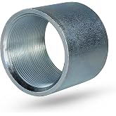 Supply Giant NHTD0400 2" Straight Merchant Steel Coupling With Galvanized Coating