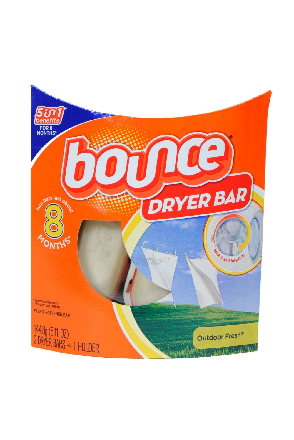 Bounce Dryer Bar / 2 Bars 8 Months / Includes 1 Holder Amazon.co.uk