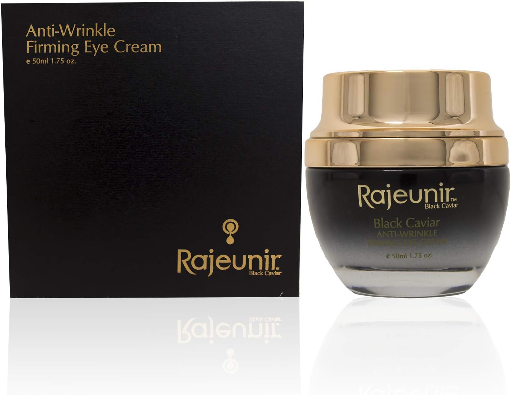 Rajeunir Black Caviar Anti-Wrinkle and Skin Firming Eye Cream Targets The Delicate Skin Around The Eyes To Nourish It, Restore Damage, De-Puff, and Assist In Preventing Further Signs of Aging