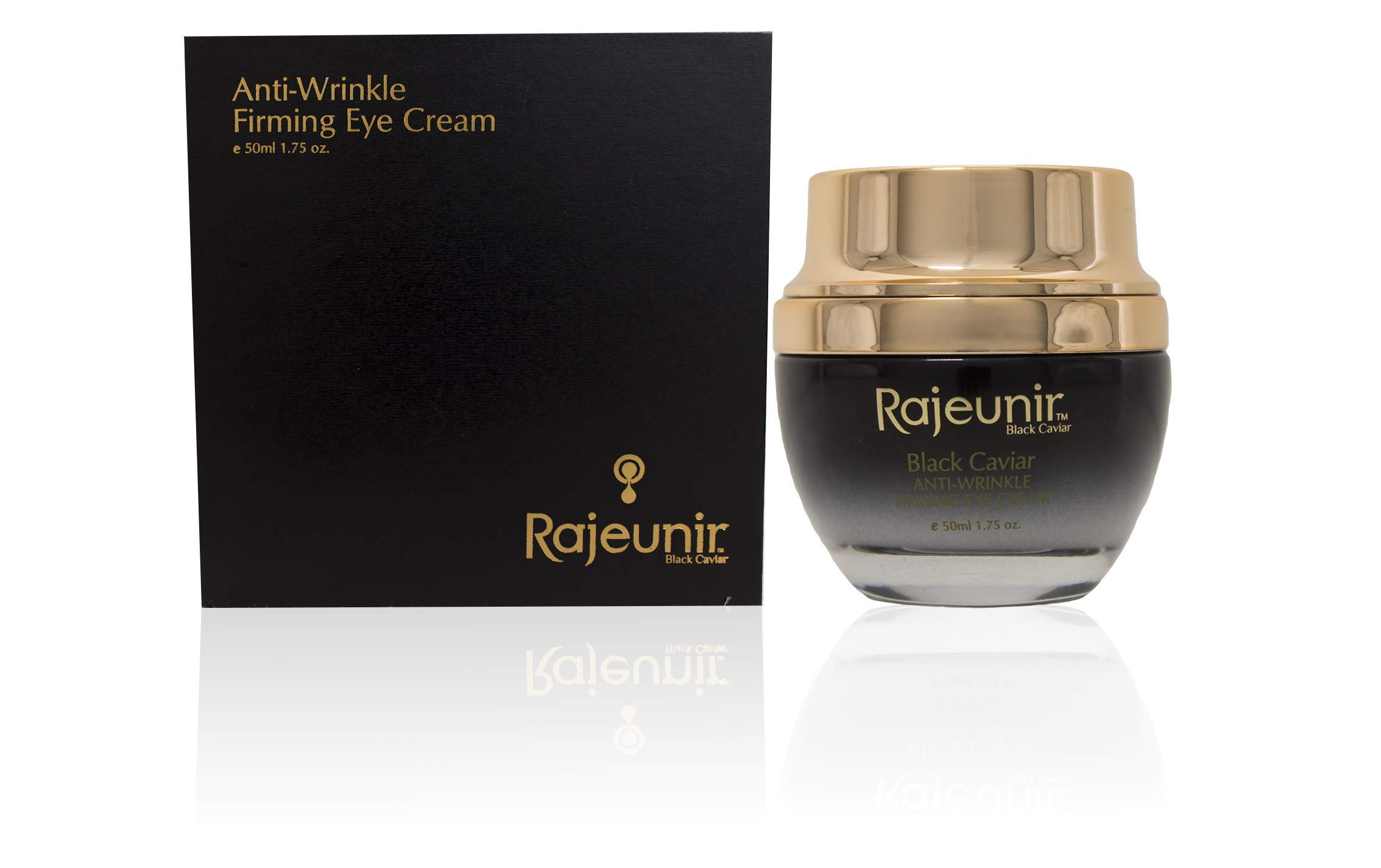 Rajeunir Black Caviar Anti-Wrinkle and Skin Firming Eye Cream Targets The Delicate Skin Around The Eyes To Nourish It, Restore Damage, De-Puff, and Assist In Preventing Further Signs of Aging