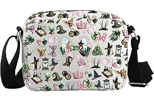 WCGXKO Musical Crossbody Bag Witch Musical Theater Fans Gift for Witch Lover
