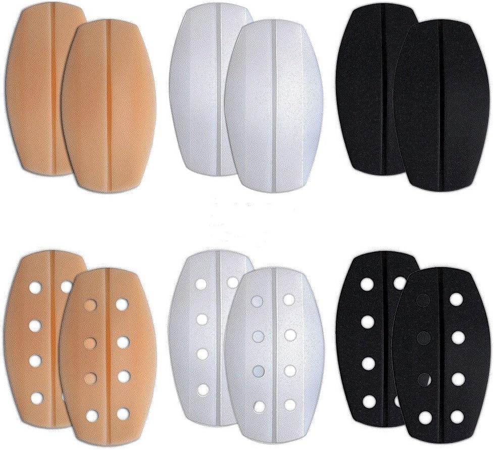 BTHEONE[6-Pairs]Women's Elastic Soft Silicone Bra Strap Cushions Holder Non-slip Shoulder Protectors Pads,Ease Shoulder Discomfort for Pain-Relief and Relieve Pressure Bra Strap Easy To Use and Clean