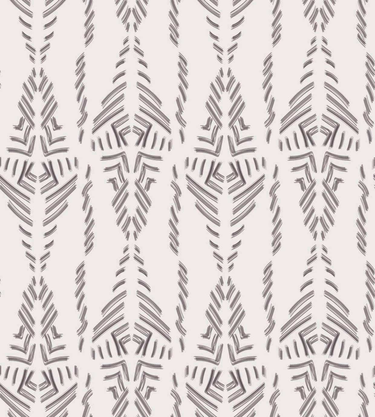 Zomike Poster Wall Art Ethnic Tribal Boho African Brush Stroke Abstract Art Black Brown Strokes Cream Prints Artwork Unframed Modern Home Decor for Living Dining Dorms Office 24 X 36 Inches