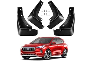 QJKNMP Mud Flaps for Ford Escape ST-Line 2020-2025,4PCS No Drilling Required Mudflap Fender for Escape 2022 2023 2024 Accesso