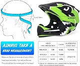 Lixada Kids Full Face Helmet Detachable Bike Cycling Skateboarding Safety view 4