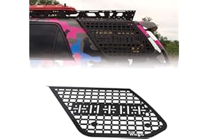 Rago Fabrication Exterior Molle Storage Panels for 2010-2023 Toyota 4Runner 5th gen | Driver Side Panel | Prinsu Rack Compatible | SUV Rear Storage | Made in The USA (Driver Side)