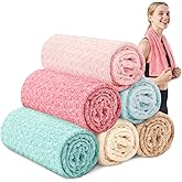 SOOWASH Microfiber Gym Towels for Showering Working Out Quick Dry Negative ions Large Middle Small Sizes Lightweight Gym Towel for Men Women Tennis Sports Towels for Body Hot Yoga Fitness Essentials