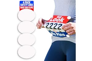 BIBBOARDS bibSNAPS Race Bib Clips – No Magnets, No Pins – Lightweight Safety Lock Fasteners for Secure Running, Marathon, Triathlon, Cycling – Reusable, Easy to Use & Fabric-Friendly Replacement to Safety Pins