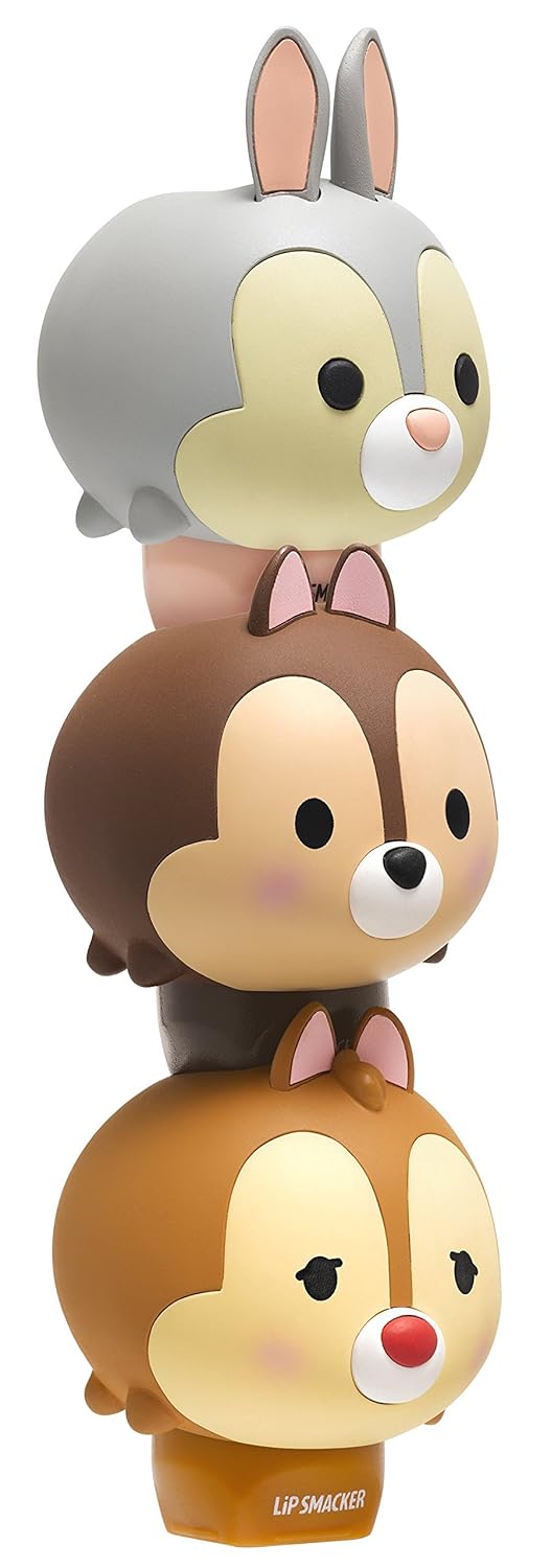 Lip Smacker Disney Tsum Tsum Lip Balm Trio, Chip/Dale/Thumper, 3 Count