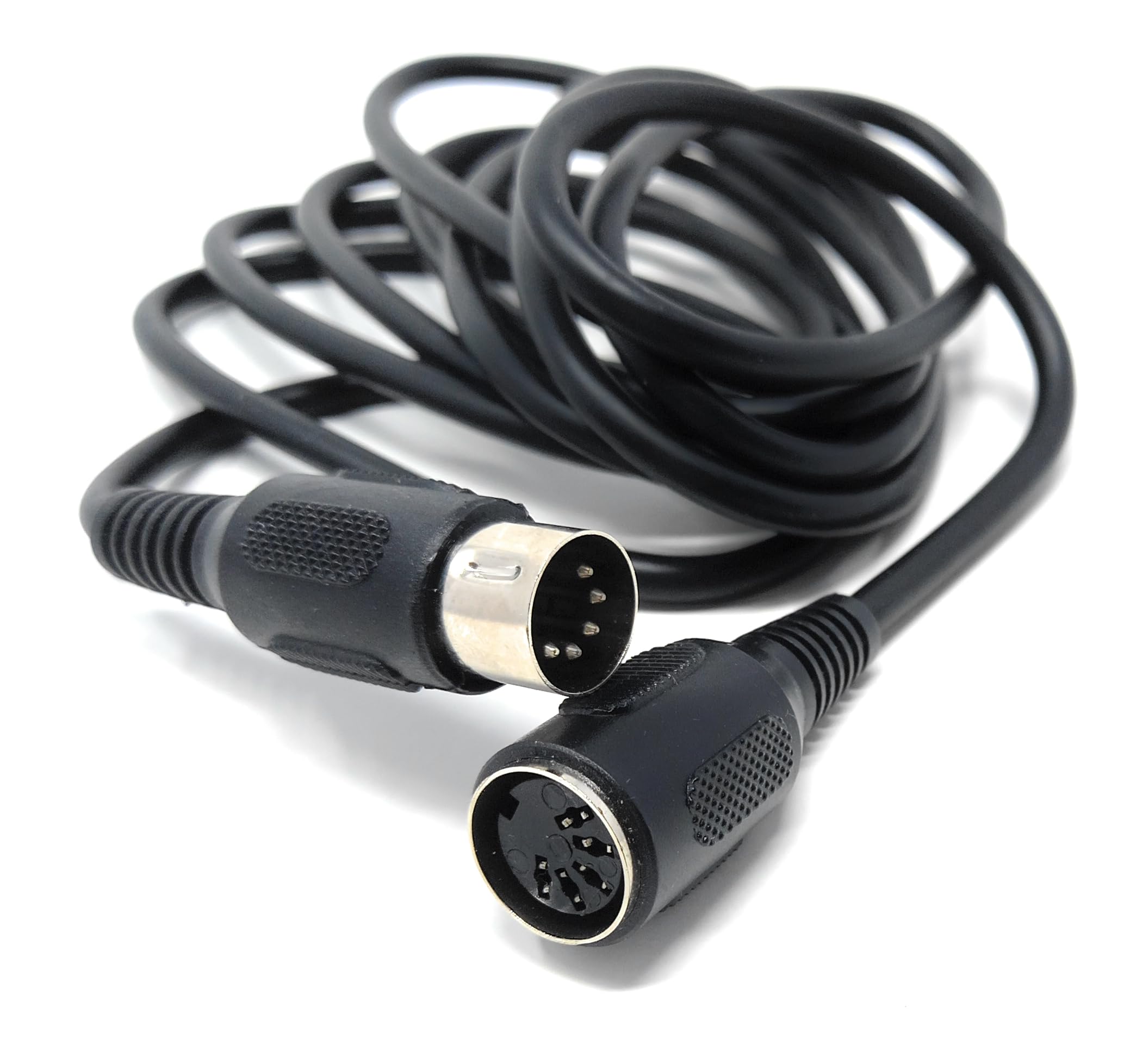 DRUT 2.5m MIDI 5-PIN DIN Extension Cable, Male to Female for Keyboard, Electric Piano, Synthesiser, Guitar - 8ft