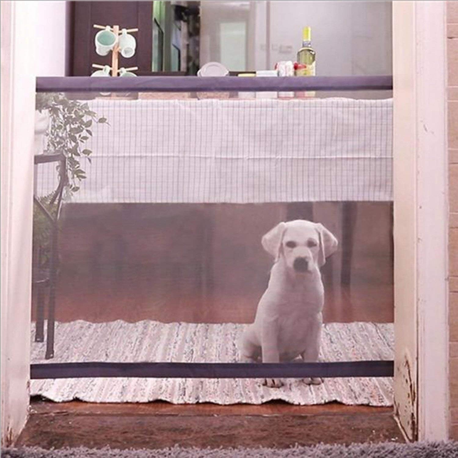 Hewady Magic Gate,Pet Safety Enclosure,Portable Folding Safe Guard Install Anywhere Keep Distance for Your Pets from Kitchen Or Outdoor