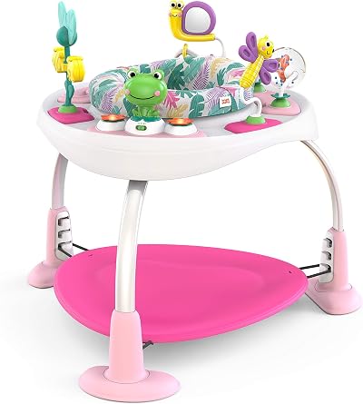 Bright Starts Bounce Bounce Baby 2-in-1 Activity Center Pink 6m+