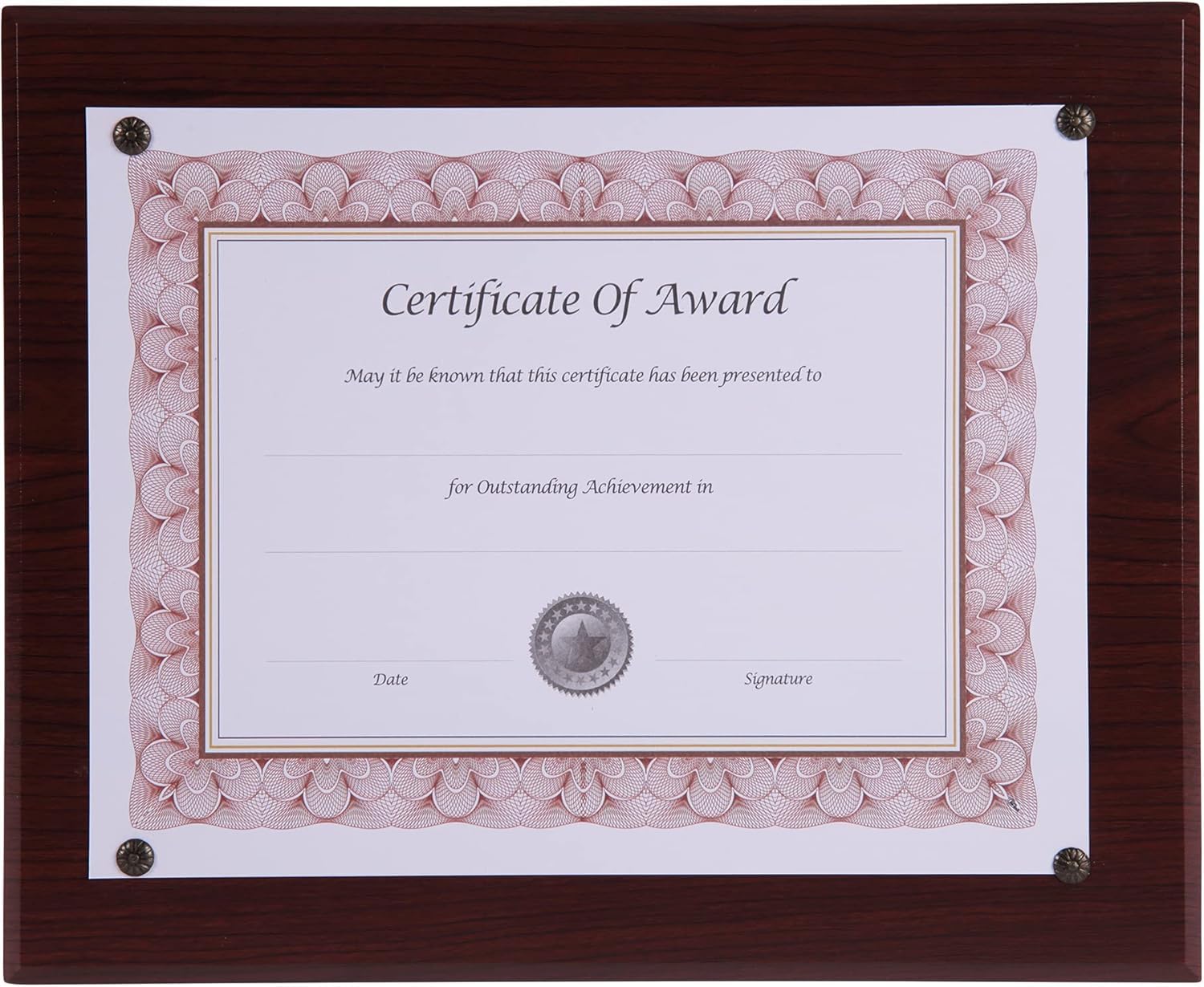 Award Plaque 13" x 10.5" Walnut