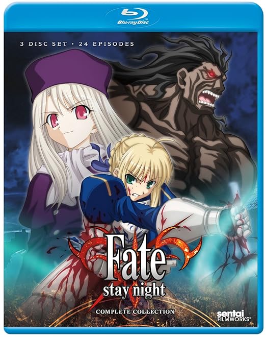Fate Stay Night Tv Complete Collection Blu Ray Kate Higgins David Fleming Movies Tv Amazon Com