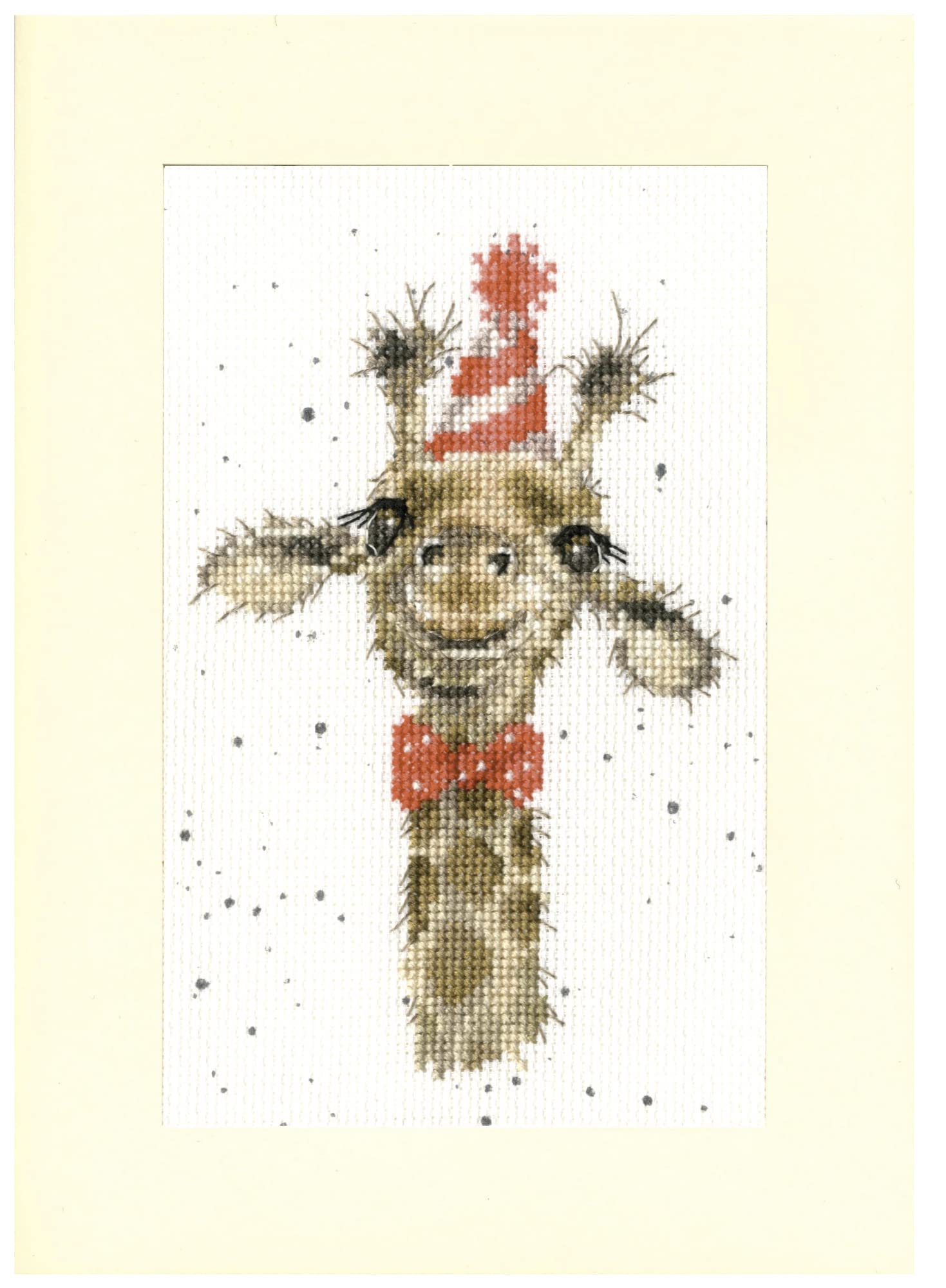 Bothy Threads Counted Cross Stitch Kit Ich bin nur wegen des Kuchens Hier Ich bin nur wegen des Kuchens