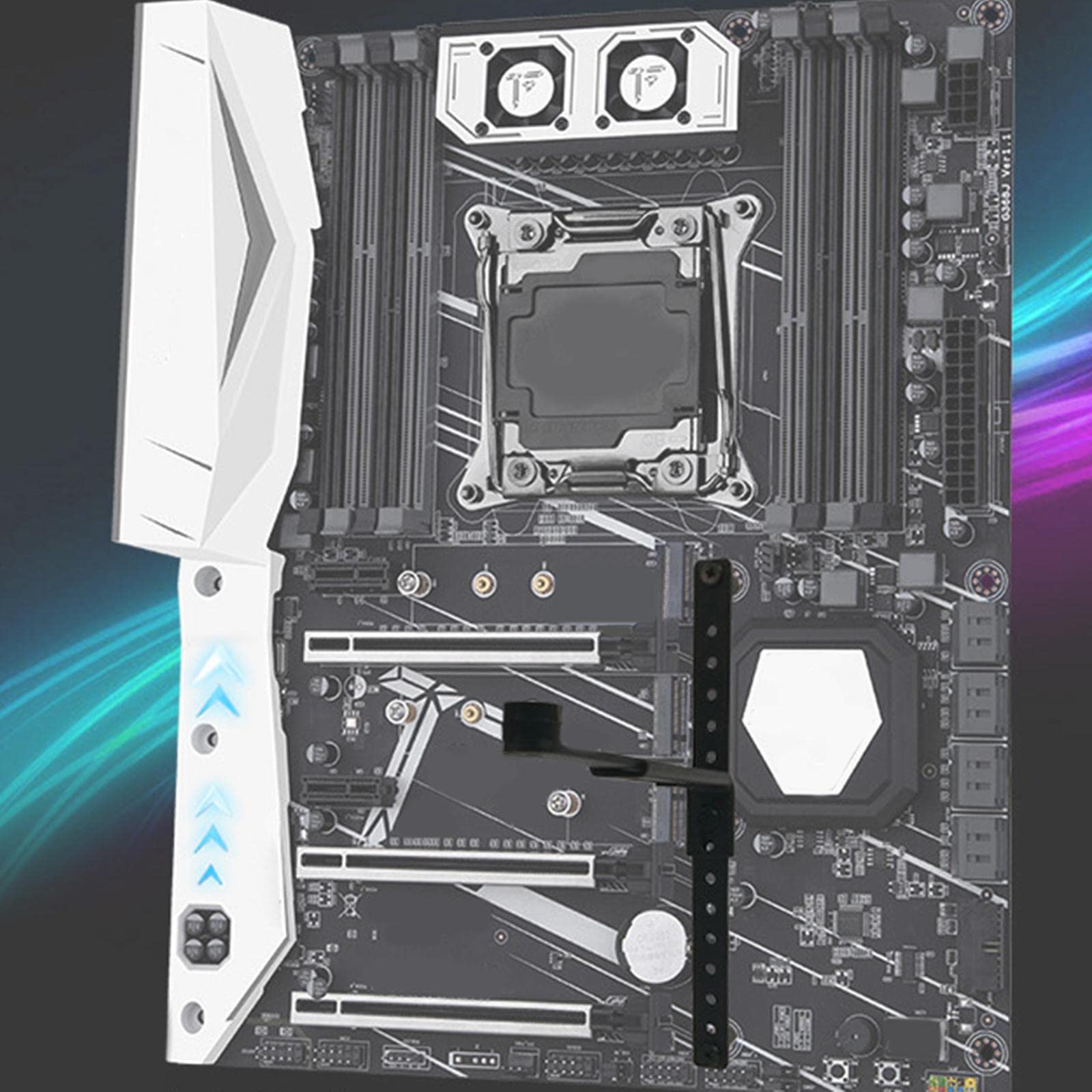 Computer Graphics Card GPU Holder, Adjustable Verticle Stick Mount, Vertical GPU Sag Stand Bracket Support Stand for ATX E-ATX
