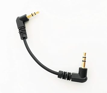 【クリックで詳細表示】iNTE-Sound Accessories 【Amazon限定】3.5mm ステレオミニケーブル 10cm L型とL型 ブラック SA1137BK