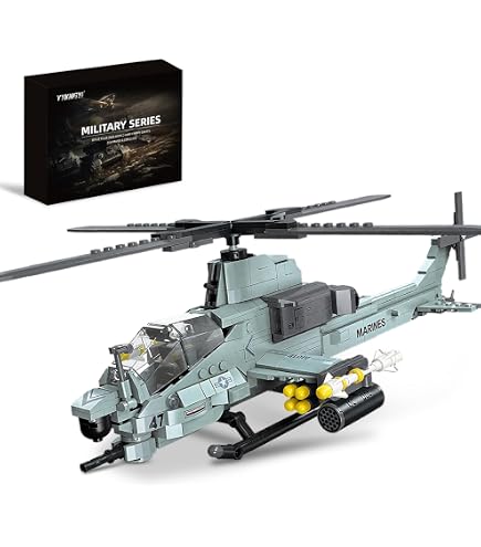 Amazon.com: AH-1Z Viper Attack Helicopter Building Block Set (597