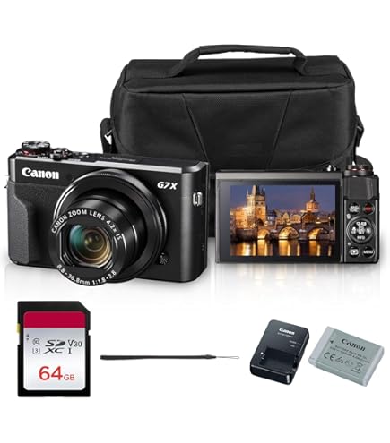 Amazon.com : Canon PowerShot G7 X Mark II Digital Camera with 64