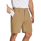 COOFANDY Men's Golf Shorts 8 Inch Lightweight Quick Dry Casual Dress Shorts Hiking Travel Shorts with Pockets