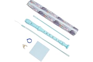 Haecsfl Recorder Instrument for Beginner Kids Adults,8-Hole Soprano Descant Recorder Music Flute with Cleaning Rod & Case Bag For School Student Home Entertainment(2-Cactus2)