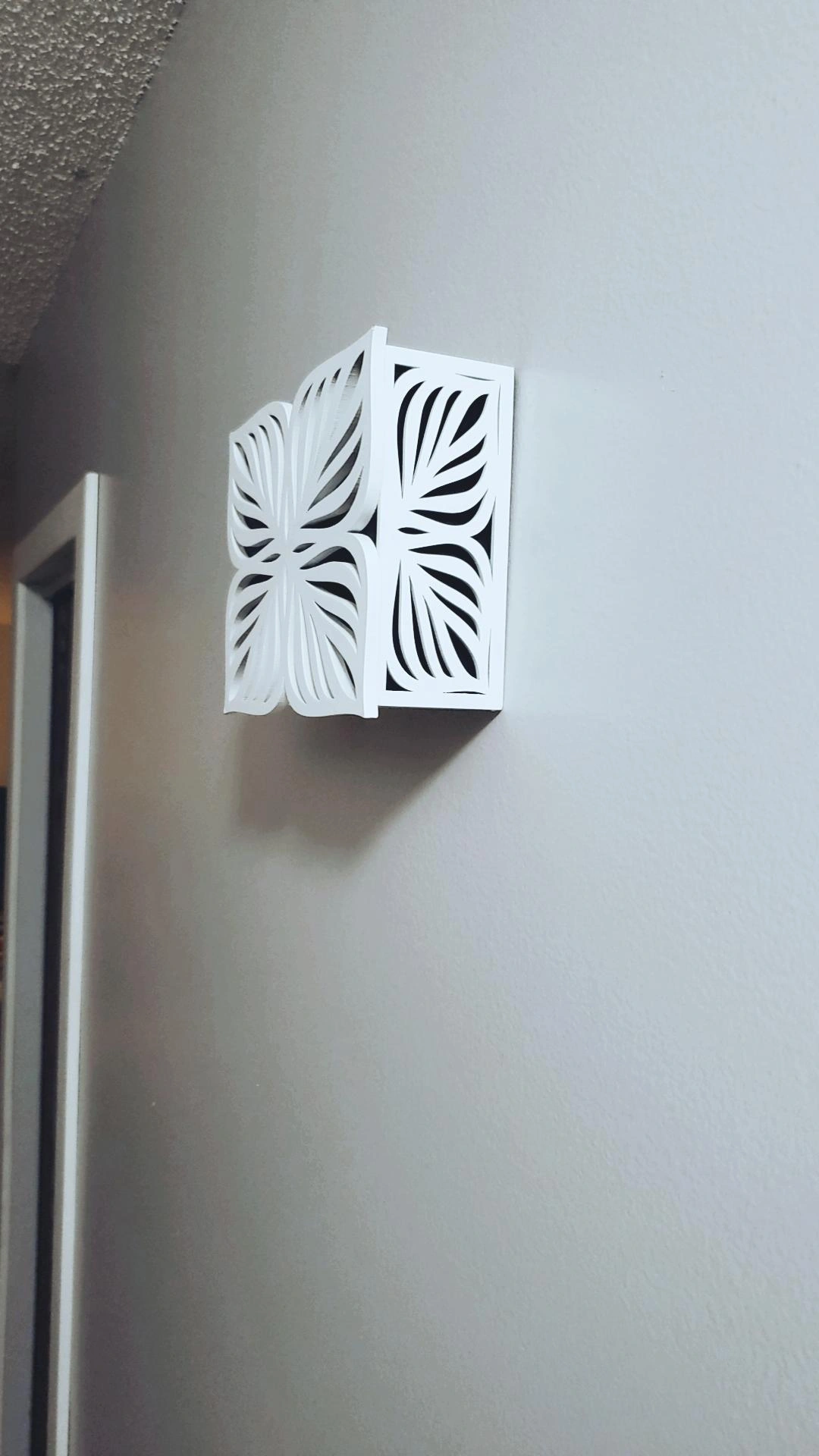 Kiavé Doorbell Chime Cover Only Wood Doorbell Cover Box, Modern