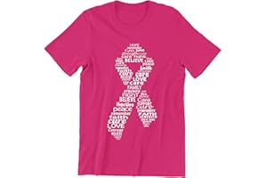 Promotion & Beyond Breast Cancer Awareness Pink Ribbon T-Shirt for Men Breast Cancer Shirts