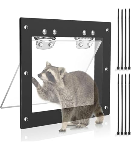 Amazon.com : Artowell Raccoon One Way Eviction Door - Raccoon Trap