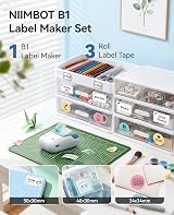 NIIMBOT B1 Label Printer 2 Inch Bluetooth Thermal Label Maker iOS Android PC view 5