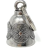 Bravo Bells - Moon Goddess Motorcycle Biker Bell Accessory or Keychain for Luck - Made in the USA