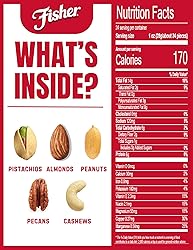 Fisher Oven Roasted Never Fried Mixed Nuts with